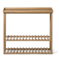 Wireworks Hello Storage Console Table - Oak