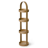 Wireworks Natural Oak 4 Tray Round Caddy