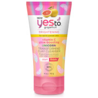 Yes To Grapefruit Vitamin C Glow Boosting Unicorn Transforming Clay Cleanser 113g